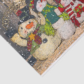 PAPIER MOUSSELINE AMIS DE NEIGE (Détail)