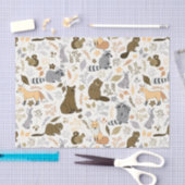 Papier Mousseline Amis de Woodland (Artisanat)