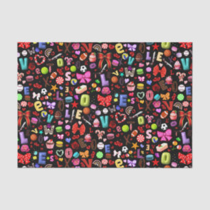 Papier Mousseline Amour