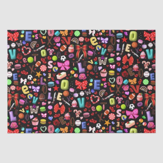 Papier Mousseline Amour (Recto)