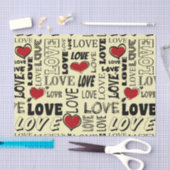 Papier Mousseline Amour (Artisanat)