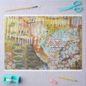 Papier Mousseline Amour Abstrait (Artisanat)