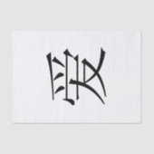 Papier Mousseline Amour chinois (Recto)