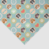 Papier Mousseline Amour de chien (Détail)