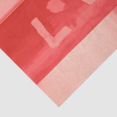 Papier Mousseline Amour de corail vivant chic hippie de Boho (Détail)