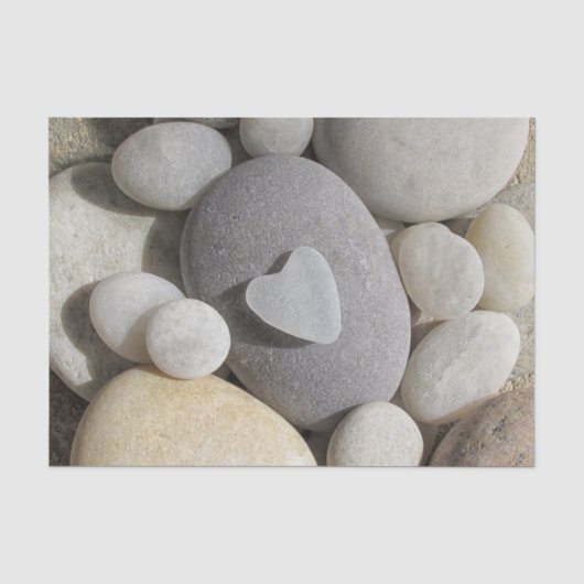 Papier Mousseline Amour de la plage (Recto)