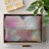 Papier Mousseline Amour de l'espace - Nébuleuse, Étoiles, Coeurs (Cadeau)