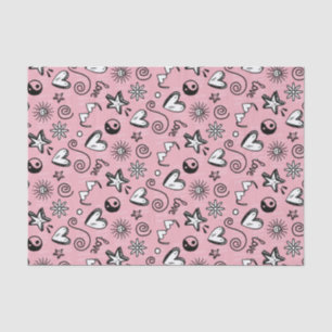 Papier Mousseline Amour de Teen Cool Motif de Doodle pour la Saint-V