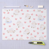 Papier Mousseline Amour des moutons (Artisanat)