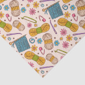 Papier Mousseline Amour du tricot (Détail)