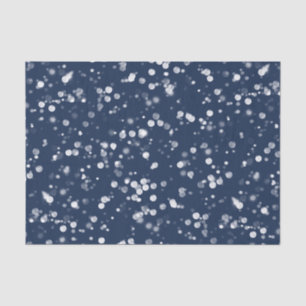 Papier Mousseline Amour et lumière Jovely Navy Blue Bokeh Hanoukka