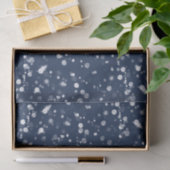 Papier Mousseline Amour et lumière | Jovely Navy Blue Bokeh Hanoukka (Cadeau)