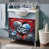 Papier Mousseline Amour Éternel - Découpage -