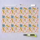 Papier Mousseline Amour tricot (Artisanat)