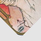 Papier Mousseline Amoureux, Alphonse Mucha (Détail)