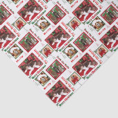 Papier Mousseline Amoureux de les chiens de Noël Roi Charles Et Dood (Détail)