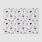 Papier Mousseline Amoureux des oiseaux d'Emus (Recto)