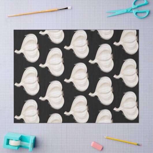 Papier Mousseline Ampoules d'ail (Artisanat)