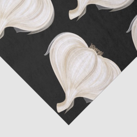 Papier Mousseline Ampoules d'ail (Détail)