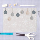 Papier Mousseline Ampoules de Noël (Artisanat)