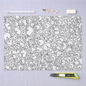 Papier Mousseline Amusant motif mammaire adulte (Artisanat)