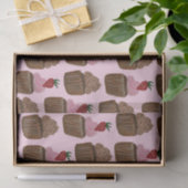 Papier Mousseline Amusants Aquarelle Chocolat Cupcakes Cadeau (Cadeau)