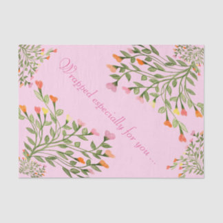 Papier Mousseline Amusants Coeur en forme de fleur design