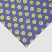 Papier Mousseline Amusants Pickleball Motif cadeau bleu (Détail)