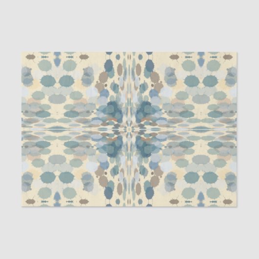 Papier Mousseline Amusement estival Ocean Spray Splatter Art Abstrai (Recto)