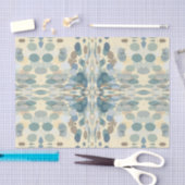 Papier Mousseline Amusement estival Ocean Spray Splatter Art Abstrai (Artisanat)