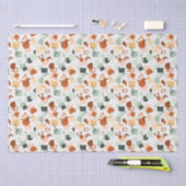 Papier Mousseline Amusement sur White (Artisanat)