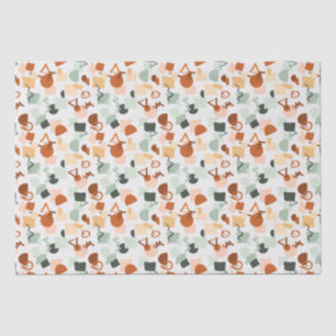 Papier Mousseline Amusement sur White