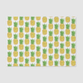 Papier Mousseline Ananas blanc (Recto)
