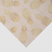Papier Mousseline Ananas d'or Tropical (Détail)