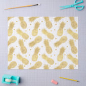 Papier Mousseline Ananas Glitzy en or (Artisanat)