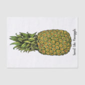 Papier Mousseline Ananas mignon d'art d'aquarelle (Recto)
