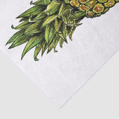 Papier Mousseline Ananas mignon d'art d'aquarelle (Détail)