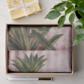 Papier Mousseline Ananas vintage (Cadeau)