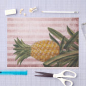 Papier Mousseline Ananas vintage (Artisanat)