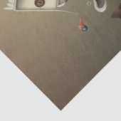 Papier Mousseline Anatomie de la série musicale Design 1 (Détail)