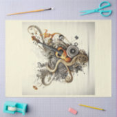 Papier Mousseline Anatomie de la série musicale Design 2 (Artisanat)