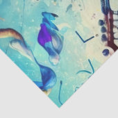 Papier Mousseline Anatomie de la série musicale Design 6 (Détail)