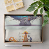 Papier Mousseline Anatomie de la série musicale Design 7 (Cadeau)