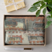 Papier Mousseline Ancien bâtiment néerlandais à Fishkill, New York (Cadeau)