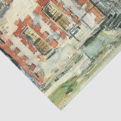 Papier Mousseline Ancien bâtiment néerlandais à Fishkill, New York (Détail)