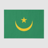 Papier Mousseline Ancien drapeau mauritanien (Recto)