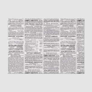 Papier Mousseline Ancien journal