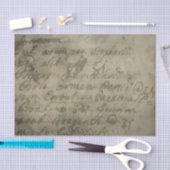 Papier Mousseline Ancien papier de parchemin défraîchi journal manus (Artisanat)