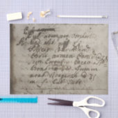 Papier Mousseline Ancien papier de parchemin défraîchi journal manus (Artisanat)