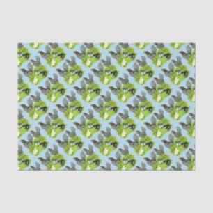 Papier Mousseline Ancienne Anglaise Famille de Jeux Bleue
